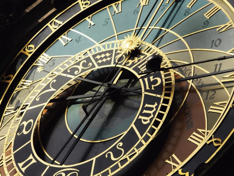 Fototapeta Astronomische Uhr