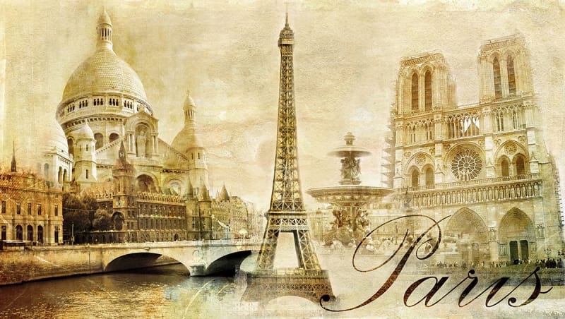 Fototapeta Sehenswürdigkeiten von Paris
