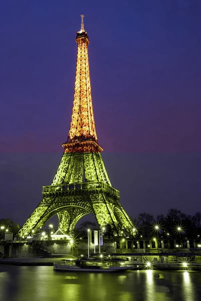 Fototapeta Eiffelturm bei Nacht