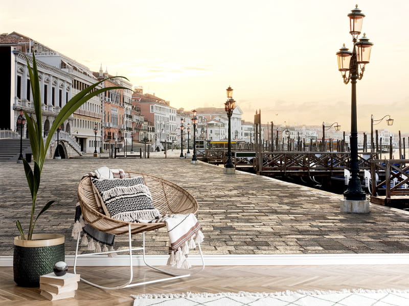 Fototapeta Damm in Venedig we wnętrzu przedpokoju