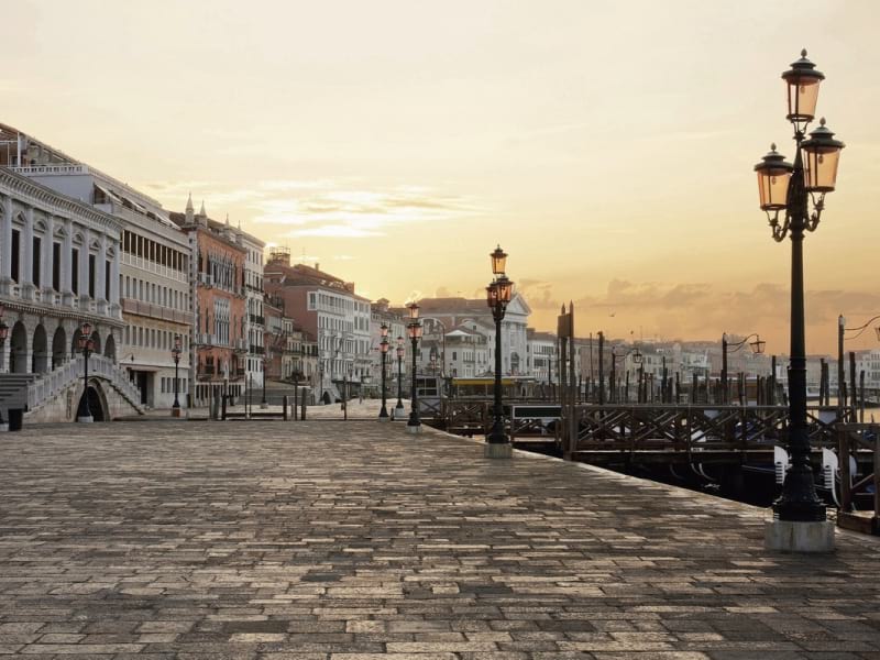Fototapeta Damm in Venedig