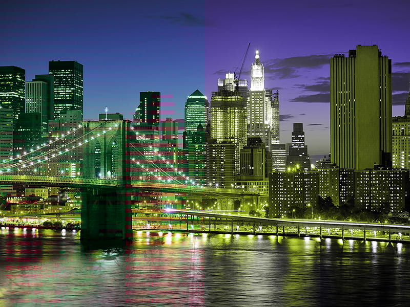Fototapeta Nachtlichter von New York