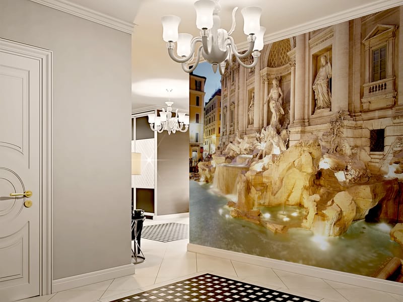 Fototapeta Trevi-Brunnen we wnętrzu salonu