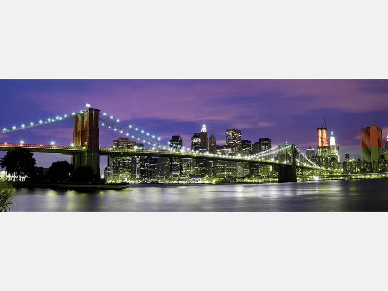 Fototapeta Panorama der Brooklyn Bridge на відкритій стіні