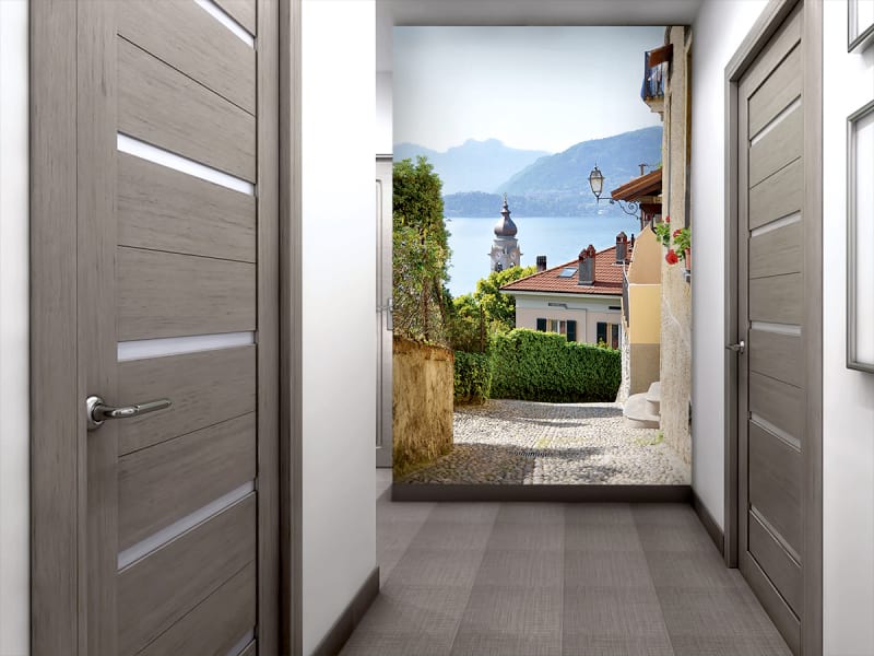 Fototapeta Stadt Menaggio we wnętrzu przedpokoju