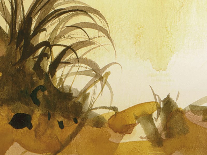 Fototapeta Malerische Landschaft fragment #2