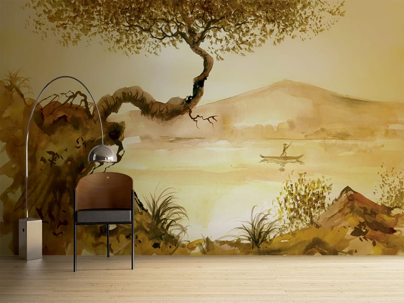 Fototapeta Malerische Landschaft we wnętrzu przedpokoju