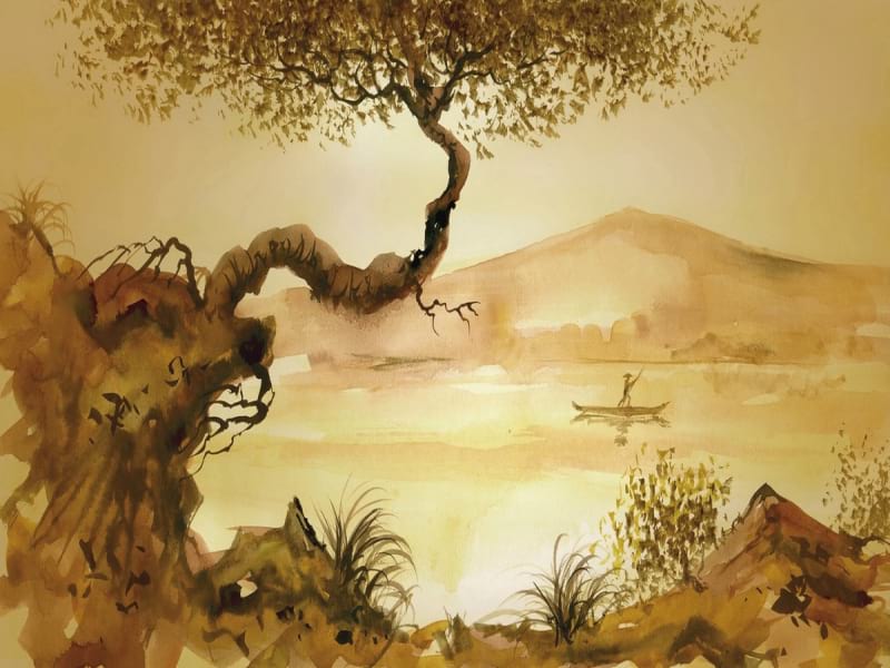 Fototapeta Malerische Landschaft