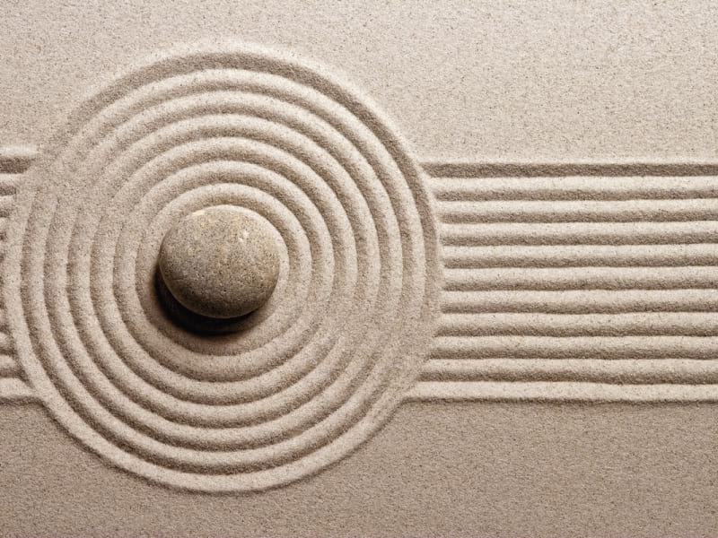 Fototapeta Japanischer Steingarten