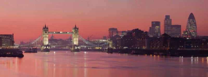 Fototapeta Abendliches London