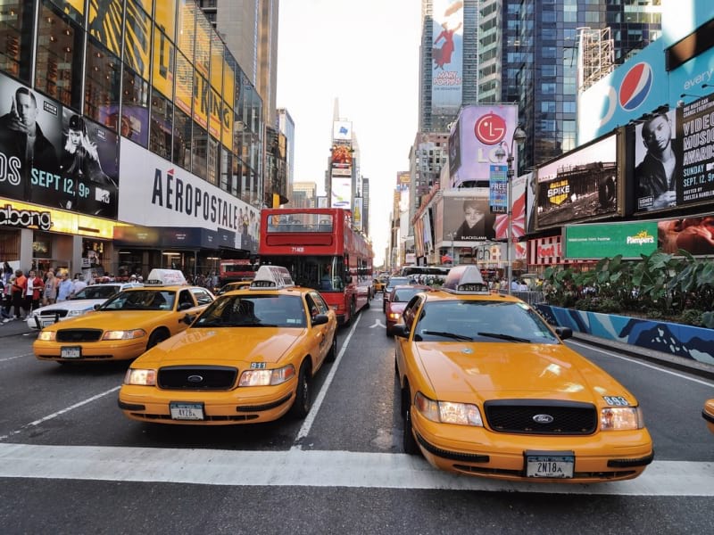 Fototapeta Gelbes Taxi