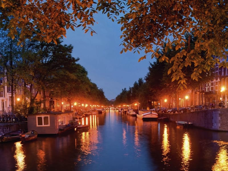 Fototapeta Kanal in Amsterdam