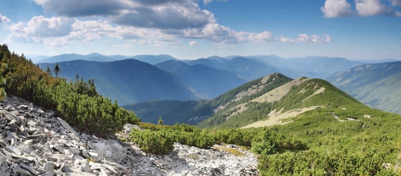 Fototapeta Wunderschönes Bergtal