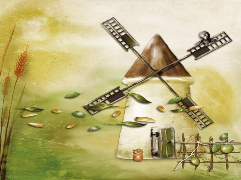 Fototapeta Windmühle