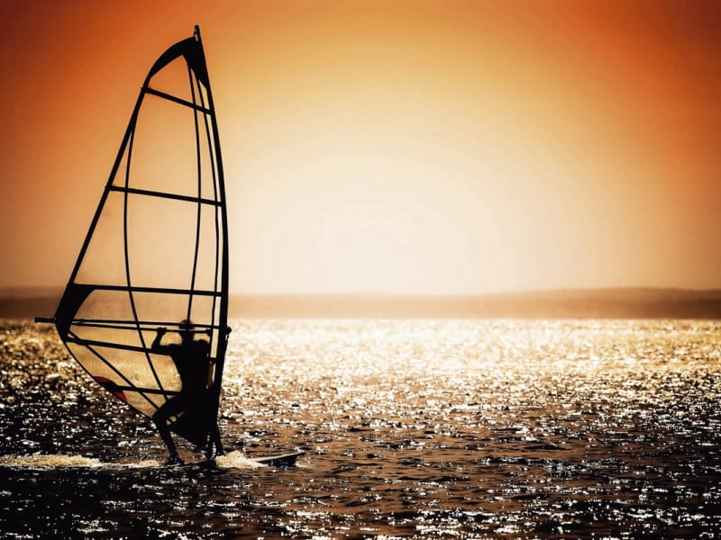 Fototapeta Windsurfen