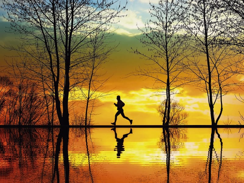 Fototapeta Morgenlauf