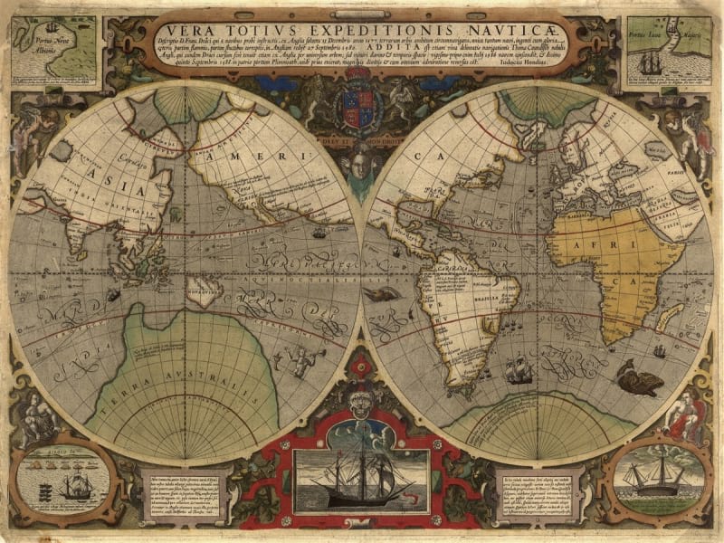 Fototapeta Atlas der antiken Welt