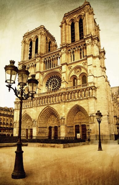 Fototapeta Kathedrale in Paris