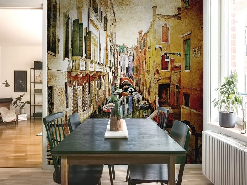 Fototapeta Boote in Venedig we wnętrzu kuchni
