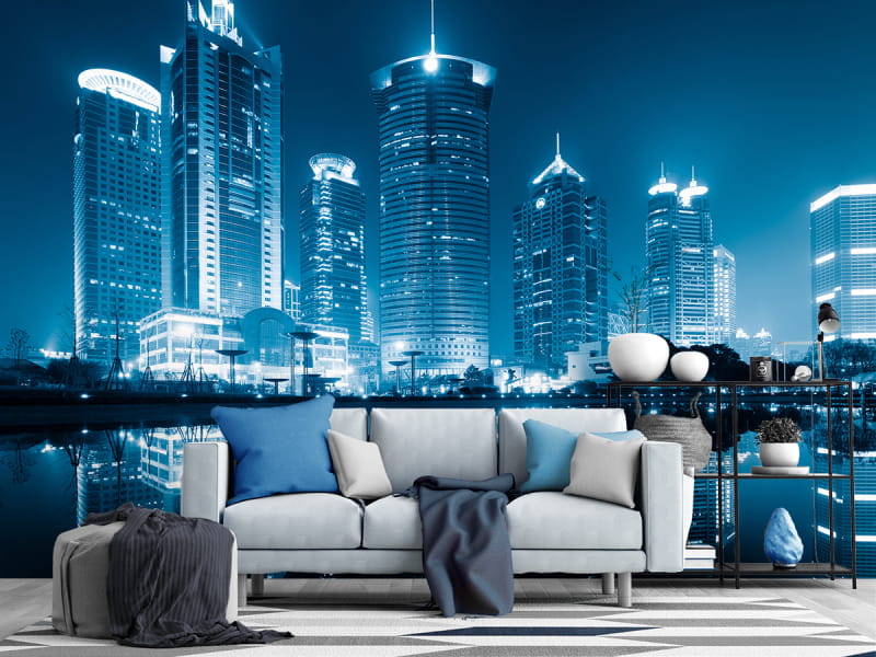 Fototapeta Shanghai we wnętrzu przedpokoju