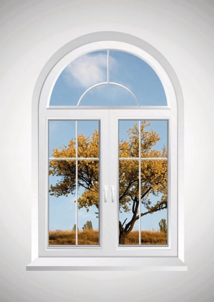 Fototapeta Baum vor dem Fenster