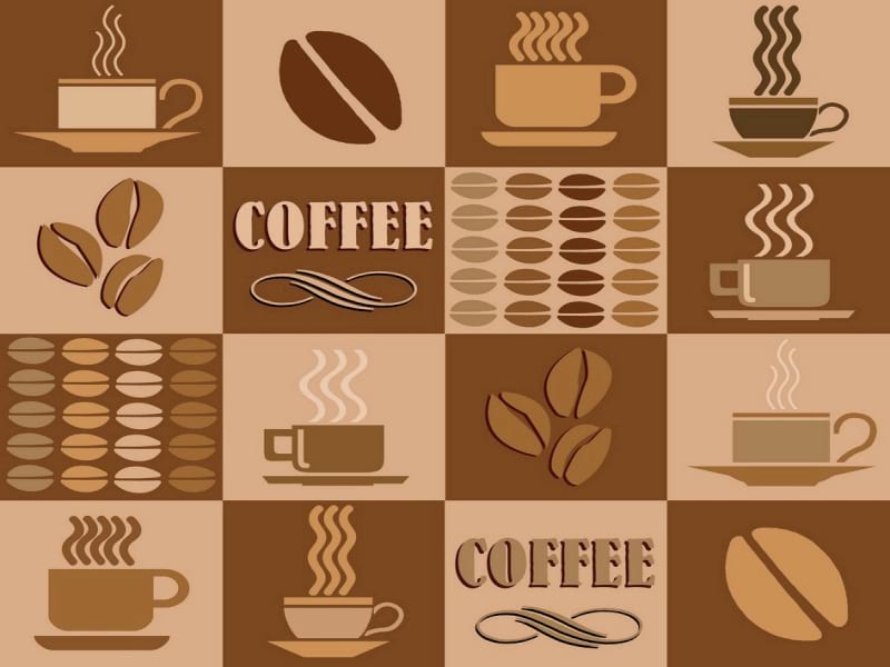 Fototapeta Bild von Kaffee