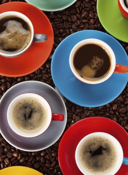 Fototapeta Heißer starker Kaffee