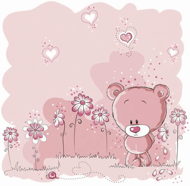 Fototapeta Rosa Teddybär