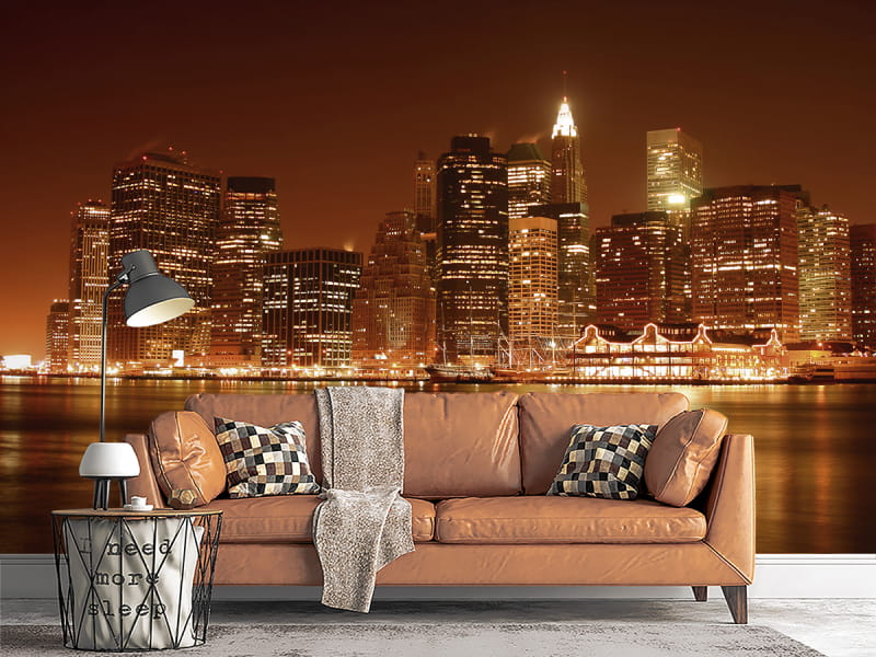 Fototapeta Manhattan-Insel we wnętrzu salonu