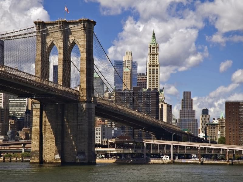 Fototapeta Berühmte Brücke in New York