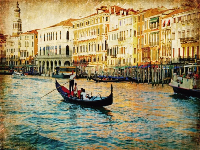 Fototapeta Gondel in Venedig