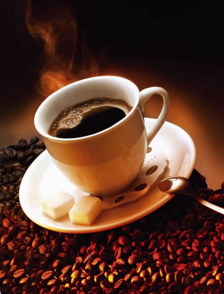Fototapeta Stark aromatischer Kaffee