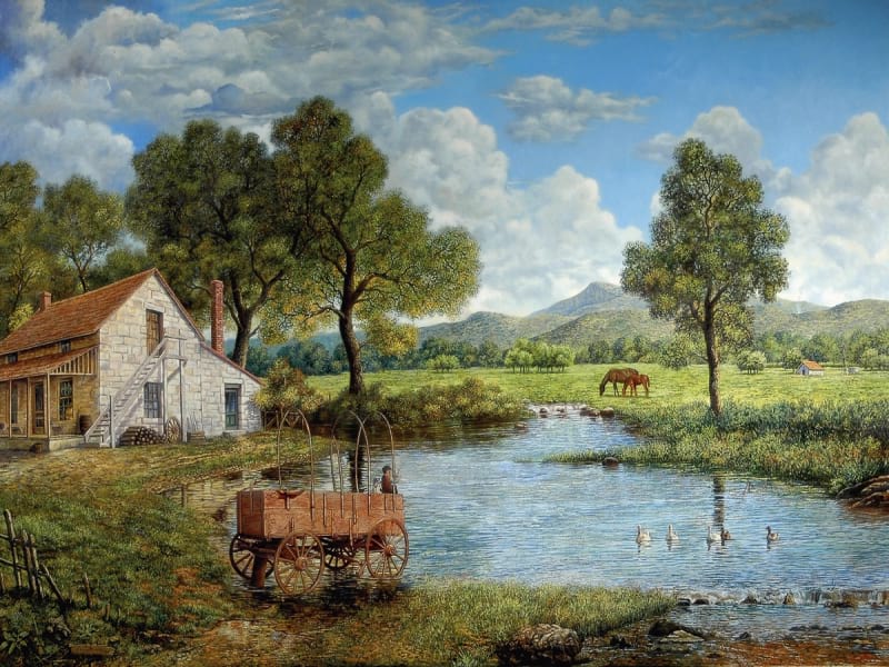Fototapeta Wunderschöne Naturlandschaft