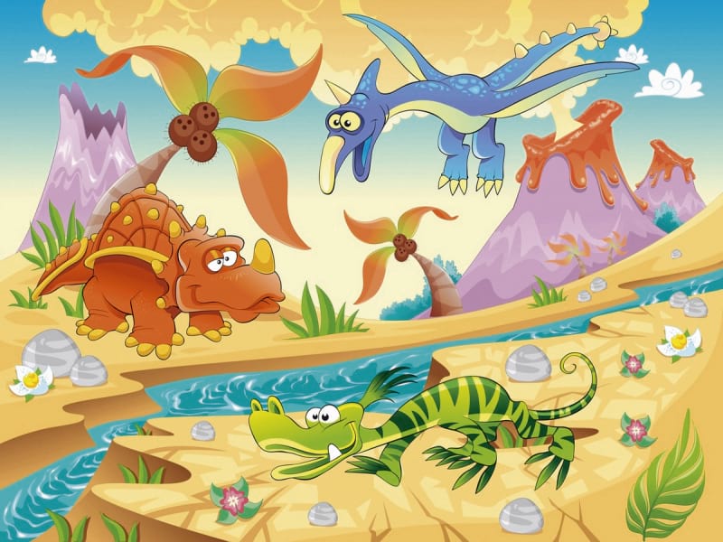 Fototapeta Wunderschöne Dinosaurier