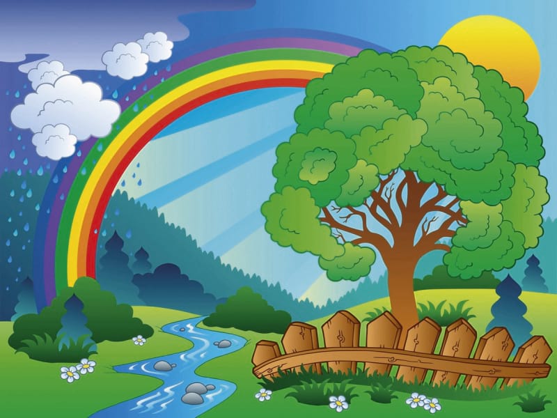 Fototapeta Magischer Regenbogen