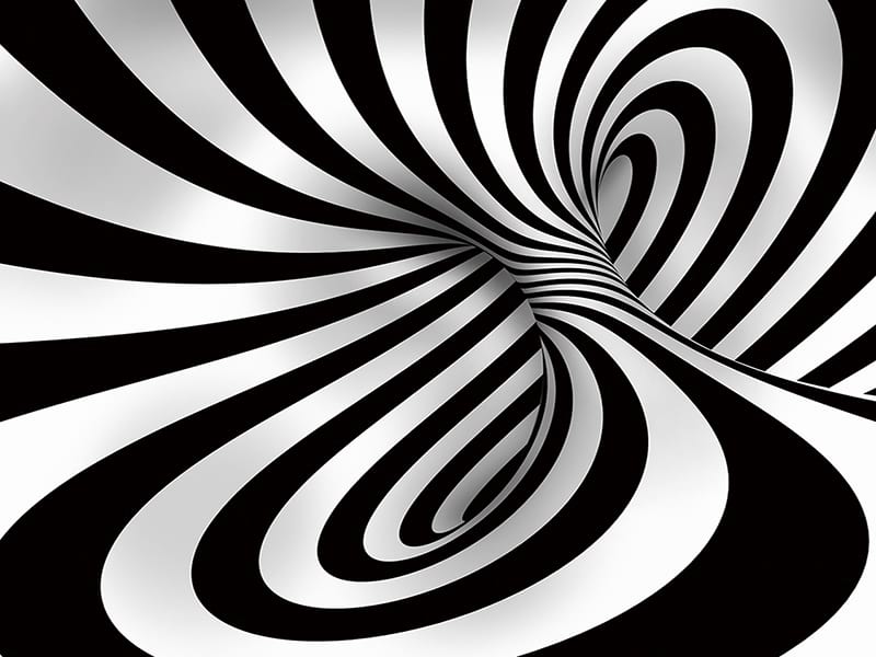 Fototapeta Schwarz-Weiß-Abstraktion