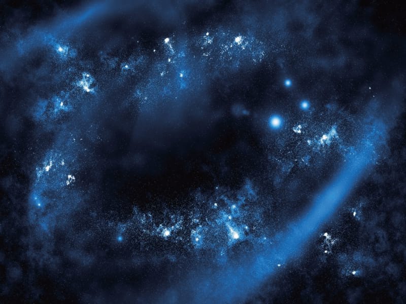 Fototapeta Dunkle Galaxie