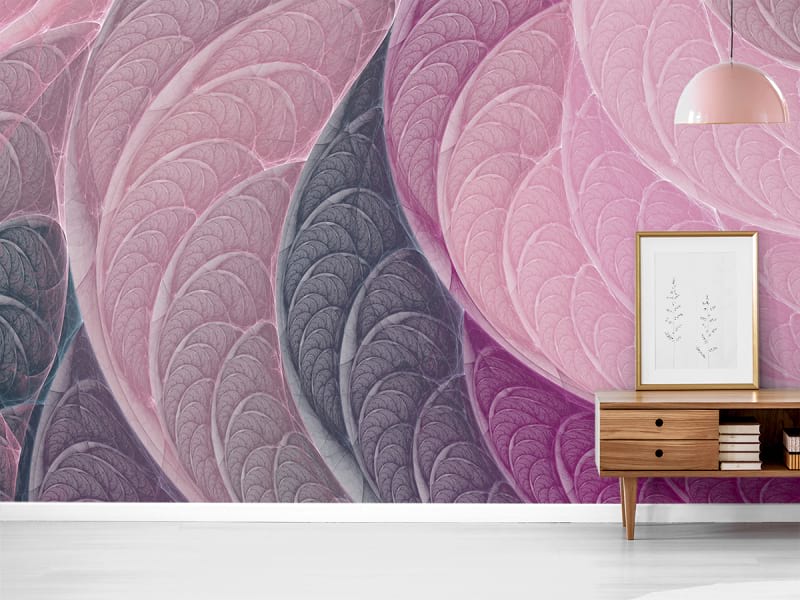 Fototapeta Rosa Blätter we wnętrzu przedpokoju