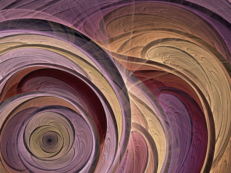 Fototapeta Blumenspirale