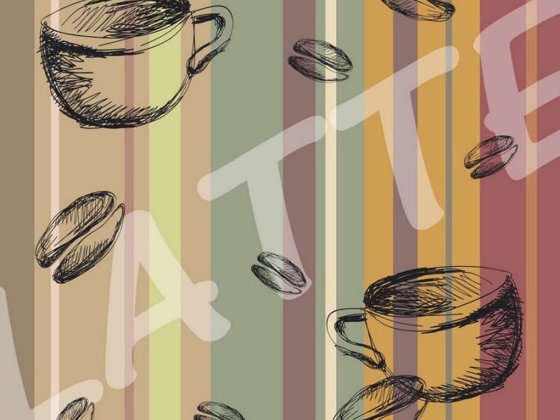 Fototapeta Latté