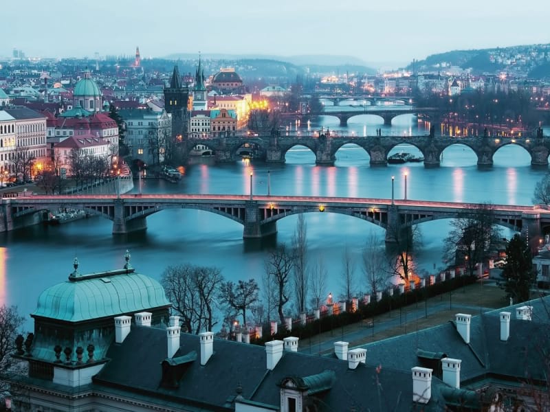 Fototapeta Abends Prag
