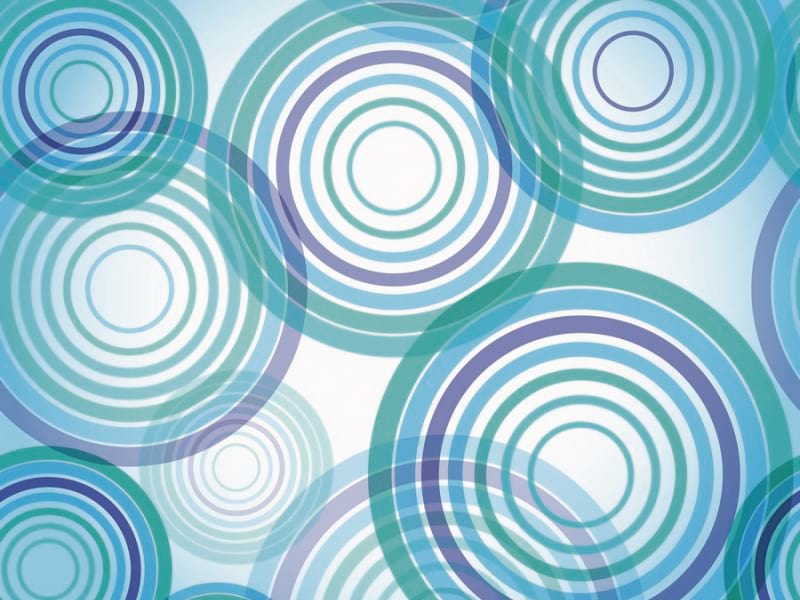 Fototapeta Blaue Kreise
