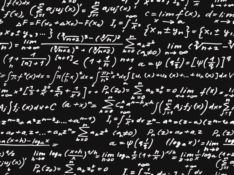 Fototapeta Mathematische Formeln