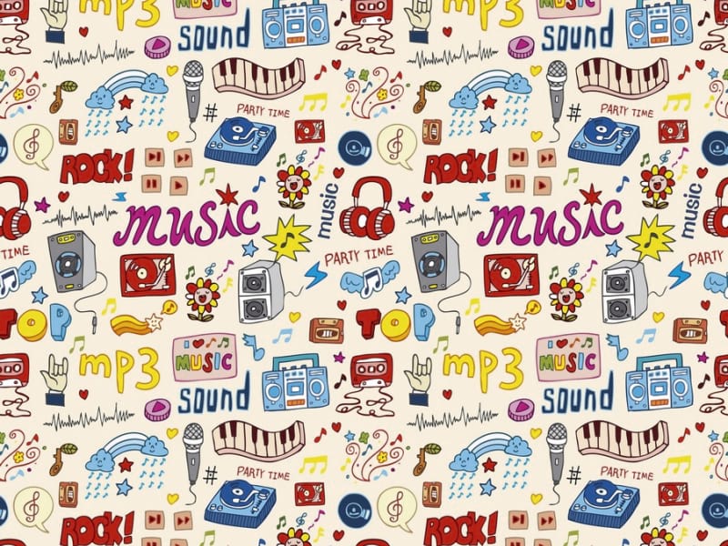 Fototapeta Flotte Musik