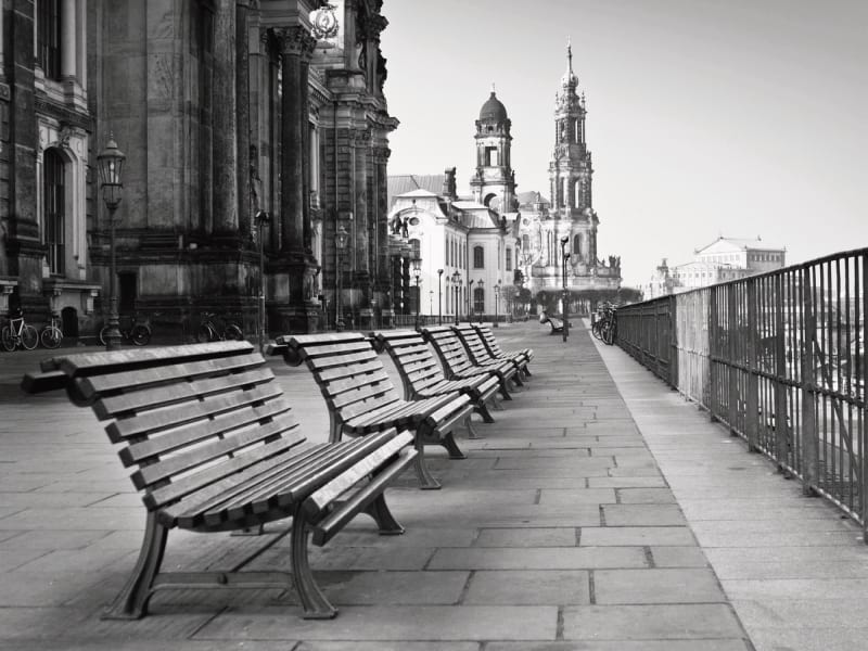 Fototapeta Damm in Dresden