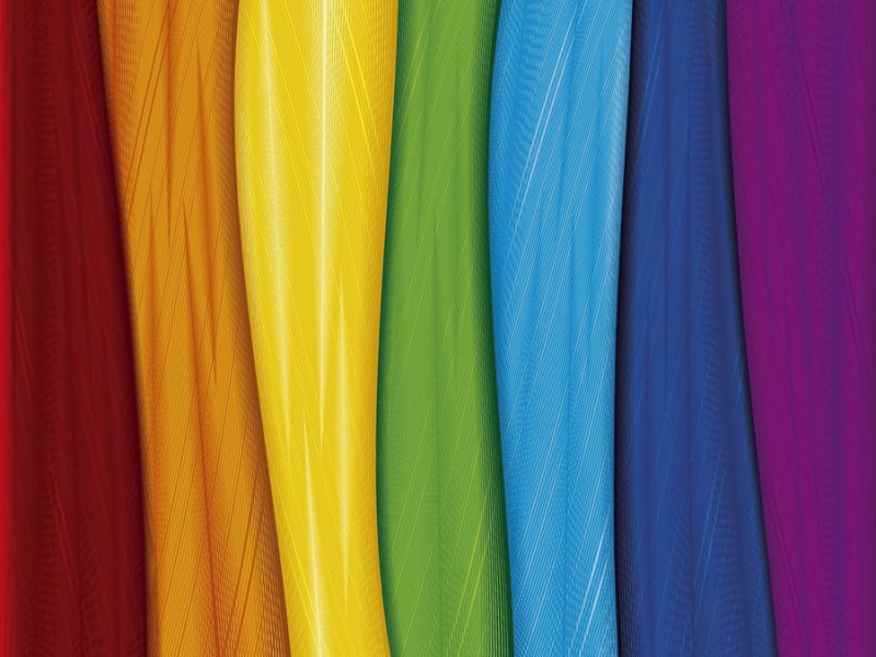 Fototapeta Regenbogen aus Farben