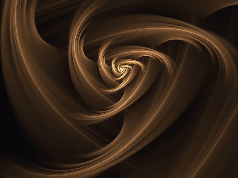 Fototapeta Dunkelgoldene Spirale