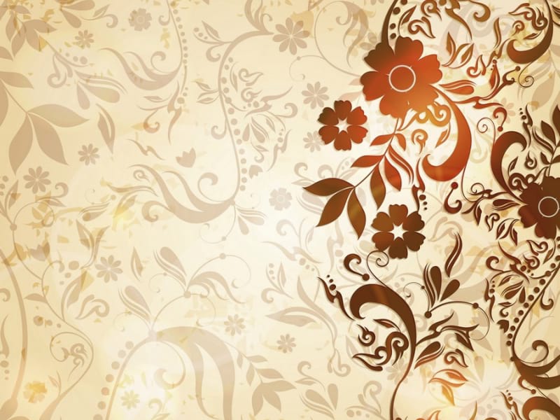 Fototapeta Zartes Blumenmuster