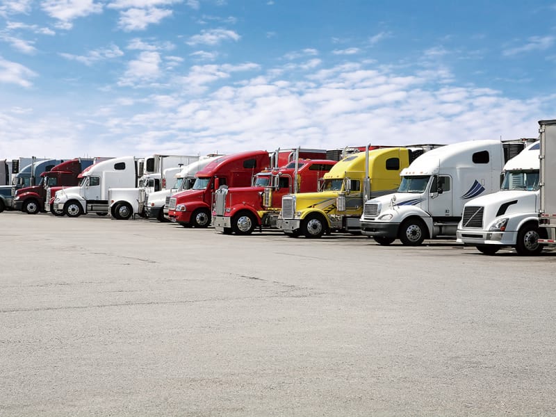 Fototapeta Amerikanische Lastwagen