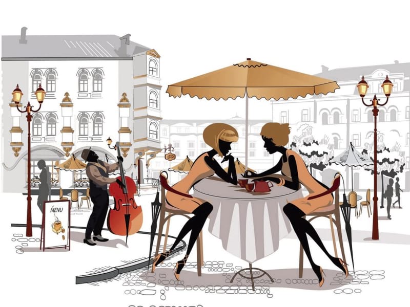 Fototapeta Café in Paris